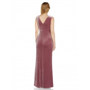 Women's Velvet Mermaid Dress (Antique Rose)